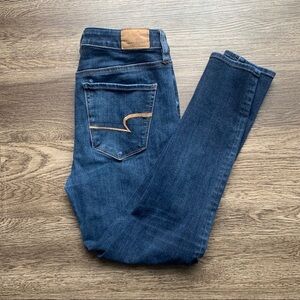 American eagle super high rise jeans